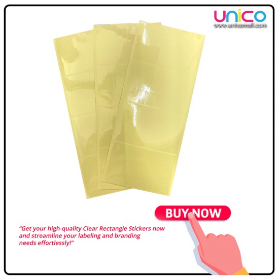 Clear Rectangle Sticker (15mm x 10mm) Clear Rectangle Sticker (15mm x 10mm)