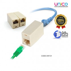  RJ45 Network Cable Coupler – Female to Female Ethernet Connector for CAT5/CAT6 Cables