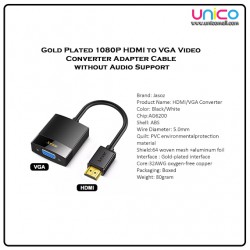 Gold Plated HDMI to VGA Adapter: High Definition Video Conversion | Unicomall.com