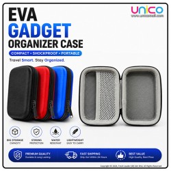 EVA Gadget Organizer Case – Travel Cable & Tech Accessories Bag