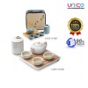 Ge Kiln Travel Tea Set: Experience Portable Tea Elegance at Unicomall