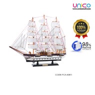 Creative Wooden Ship Model 60cm – Premium Business Gift & Elegant Home Decor