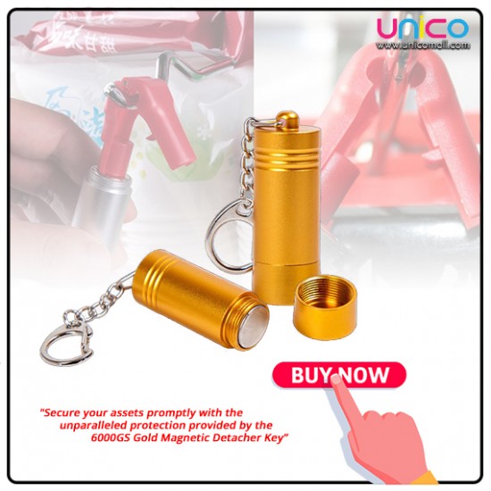 Anti-Theft Mastery: 6000GS GOLD Magnetic Detacher Key at Unicomall