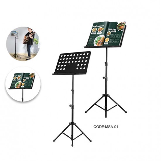 Multi-Purpose Music Sheet Stand – Sturdy, Adjustable Holder for Home, School & Restaurant Use