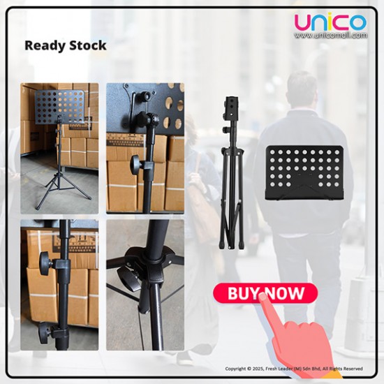Multi-Purpose Music Sheet Stand – Sturdy, Adjustable Holder for Home, School & Restaurant Use