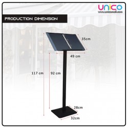 Best Steel Menu Holder: Portable Stand with Detachable Binder Ring