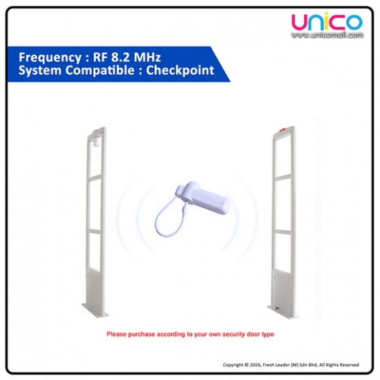 Retail Anti-Theft RF Security Tag 8.2MHz – Reusable EAS Tag with Pin for Jewelry & Watches