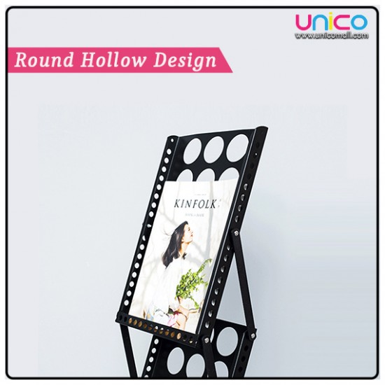 Foldable Metal A4 Stand for Brochure Newspaper Magazine Book Foldable Metal A4 Stand for Brochure Newspaper Magazine Book