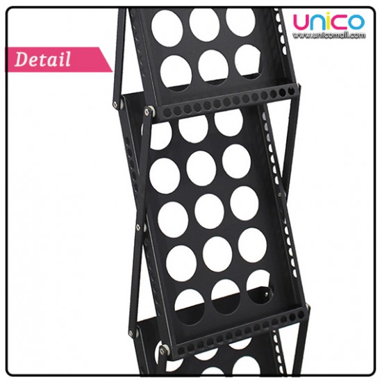 Foldable Metal A4 Stand for Brochure Newspaper Magazine Book Foldable Metal A4 Stand for Brochure Newspaper Magazine Book