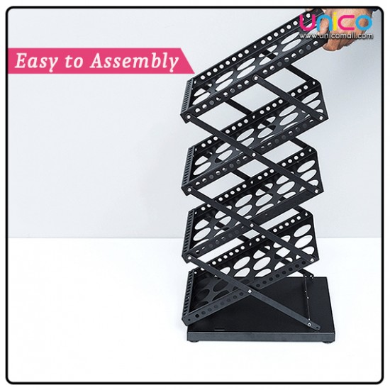Foldable Metal A4 Stand for Brochure Newspaper Magazine Book Foldable Metal A4 Stand for Brochure Newspaper Magazine Book