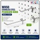 Pegboard Hooks 50mm (2 Inch) for Tool Storage & Display, 10 Pcs