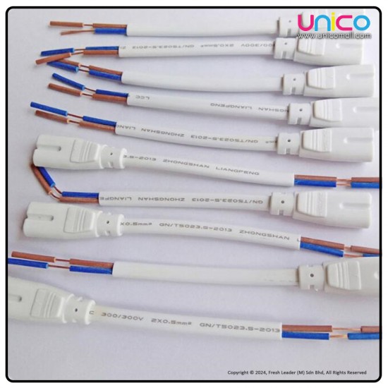Unicomall LED Tube Wire 15cm - Single End 2 Pin (10 Units) - Shop Now! Unicomall LED Tube Wire 15cm - Single End 2 Pin (10 Units) - Shop Now!