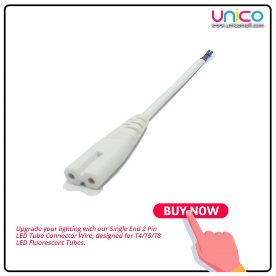Unicomall LED Tube Wire 15cm - Single End 2 Pin (10 Units) - Shop Now! Unicomall LED Tube Wire 15cm - Single End 2 Pin (10 Units) - Shop Now!