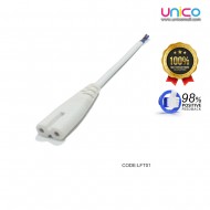 Unicomall LED Tube Wire 15cm - Single End 2 Pin (10 Units) - Shop Now!