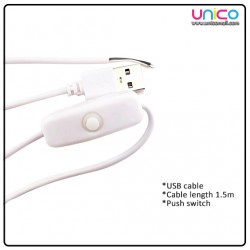 USB Cable with Switch ON/OFF Extension Toggle Adapter, Length 1.5meter