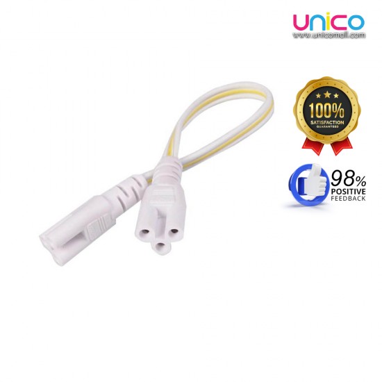 Durable 3 Pin LED Tube Wire – 20cm Double-End Connector for T4 T5 T8 Lights Durable 3 Pin LED Tube Wire – 20cm Double-End Connector for T4 T5 T8 Lights