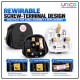 Malaysia 13A 3 Pin Fused Plug with Durable Alloy Pins