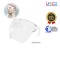 Reusable Full Face Shield with Anti-Fog Clear Visor – Safety Protection for Work, Travel & Public Use
