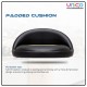 Modern PU Leather Bar Stool with Footrest | Black Modern PU Leather Bar Stool with Footrest | Black