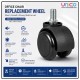 Office Chair Replacement Wheels M8 x 13mm Silent 48mm Casters