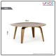 Modern Scandinavian Round Coffee Table – Sturdy Wooden Design for Living Room & Office Modern Scandinavian Round Coffee Table – Sturdy Wooden Design for Living Room & Office