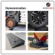Heavy Duty Rubber Road Curb Ramp, Height 97MM