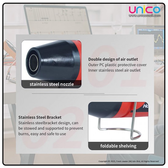 Portable 300W Heat Blower for DIY, Craft Projects & Shrink Wrapping