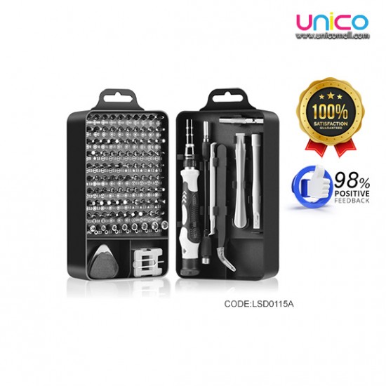 Precision Gadget Repair Tools - 115-in-1 Toolkit Precision Gadget Repair Tools - 115-in-1 Toolkit