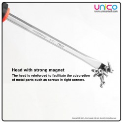 AIRAJ 6.3mm x 150mm Flat Blade Screwdriver – Ergonomic Grip for Precision & Comfort