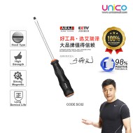 AIRAJ 6.3mm x 150mm Flat Blade Screwdriver – Ergonomic Grip for Precision & Comfort
