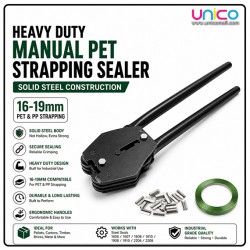 Heavy Duty Manual PET Strapping Sealer 16–19mm Solid Steel Tool