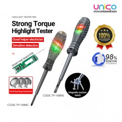 Digital Voltage Tester Pen: Straight/Cross Screwdriver Head - Buy Online