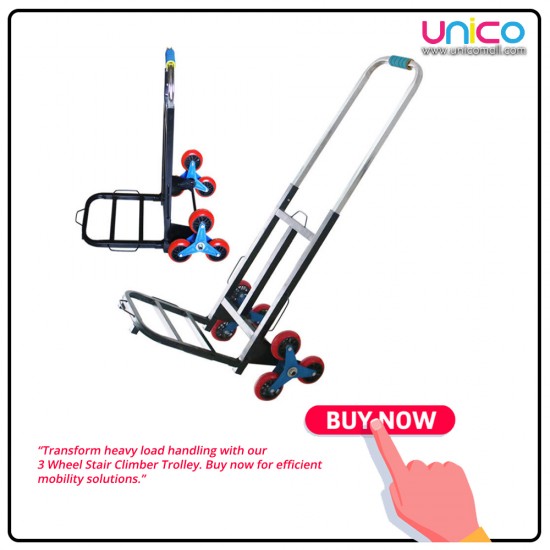 3 Wheel Stair Climber Trolley (100kg Capacity) 3 Wheel Stair Climber Trolley (100kg Capacity)