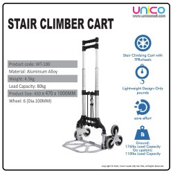 80kg Load Stair Climber Cart: Durable and Efficient