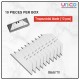 Trapezoid Knife Replacement Blades, 10pcs/Box Trapezoid Knife Replacement Blades, 10pcs/Box