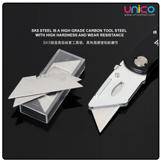 Trapezoid Knife Replacement Blades, 10pcs/Box Trapezoid Knife Replacement Blades, 10pcs/Box