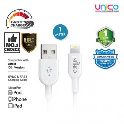 Infineo iPhone Lightning Cable, 1m – USB Fast Charger & Data Sync Cable