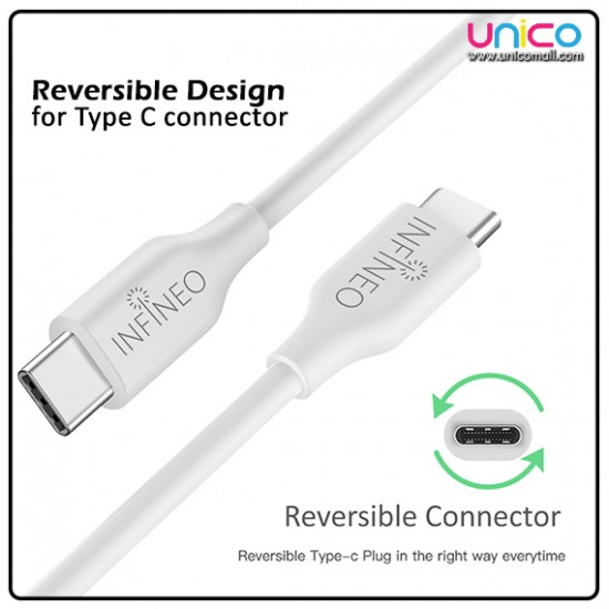 Infineo Type C to USB 3.0 Sync Data & Charging Cable Infineo Type C to USB 3.0 Sync Data & Charging Cable