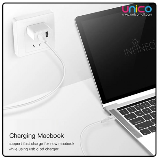 Infineo Type C to USB 3.0 Sync Data & Charging Cable