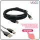 Unicomall USB 2.0 Printer Cable: A to B Male | High-Speed Connection Unicomall USB 2.0 Printer Cable: A to B Male | High-Speed Connection