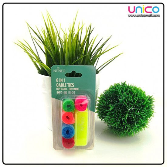 Infineo 6 in 1 Cable Ties: Your Ultimate Cable Management Solution at Unicomall.com