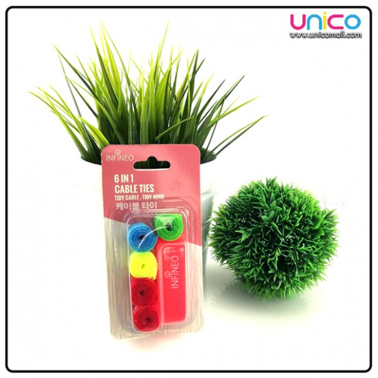 Infineo 6 in 1 Cable Ties: Your Ultimate Cable Management Solution at Unicomall.com Infineo 6 in 1 Cable Ties: Your Ultimate Cable Management Solution at Unicomall.com