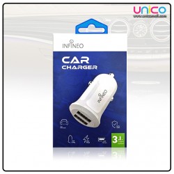 Infineo Car Charger 2 USB Fast Charger 3.1A