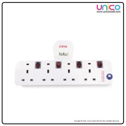 Unicomall SIRIM Certified 4 Way T Adaport Socket - High-Quality Power Solutions