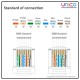 INFINEO Cat5 RJ45 Connector 10pcs: High-Quality Ethernet Connectors INFINEO Cat5 RJ45 Connector 10pcs: High-Quality Ethernet Connectors