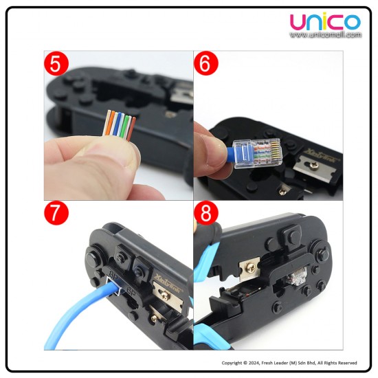 INFINEO Cat5 RJ45 Connector 10pcs: High-Quality Ethernet Connectors