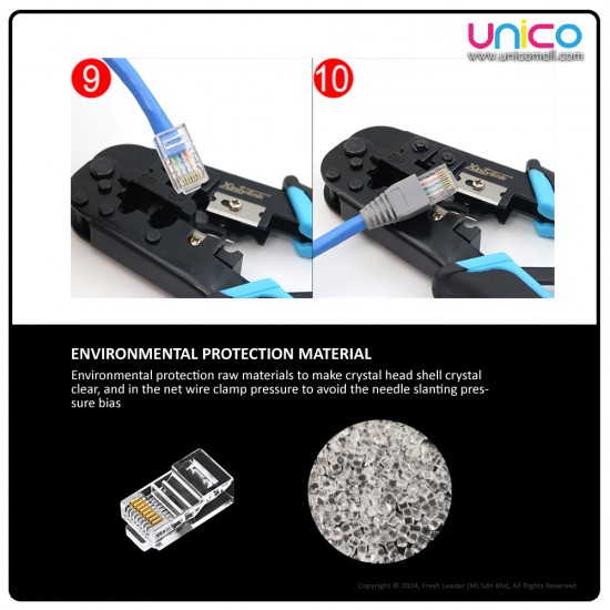 INFINEO Cat5 RJ45 Connector 10pcs: High-Quality Ethernet Connectors INFINEO Cat5 RJ45 Connector 10pcs: High-Quality Ethernet Connectors