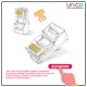 INFINEO Cat5 RJ45 Connector 10pcs: High-Quality Ethernet Connectors INFINEO Cat5 RJ45 Connector 10pcs: High-Quality Ethernet Connectors