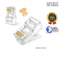 Top-Quality INFINEO Cat5 RJ45 Connector: Bulk Pack of 20pcs