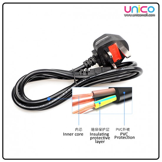 Reliable 3 Pin Laptop Charger Cable - 1.5m Length | Shop the Best Power Adapter Cord Reliable 3 Pin Laptop Charger Cable - 1.5m Length | Shop the Best Power Adapter Cord